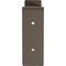 Ekena Millwork Steel Truss Shelf Bracket, Hammered Brown 2"W x 6"D x 6 1/4"H BKTM02X06X06TSHBR - alternate 2
